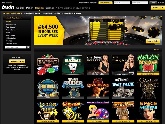 bwin casino accueil