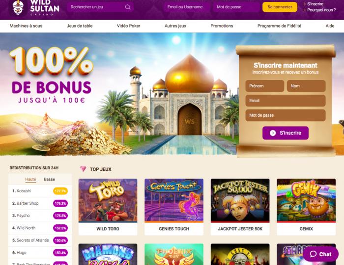 wild sultan casino